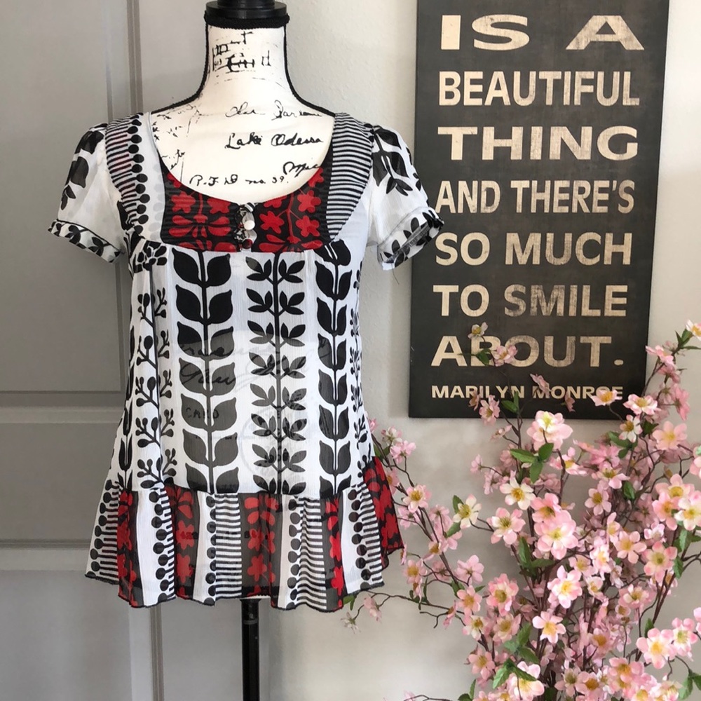 💕Super cute sheer cover top beach💕